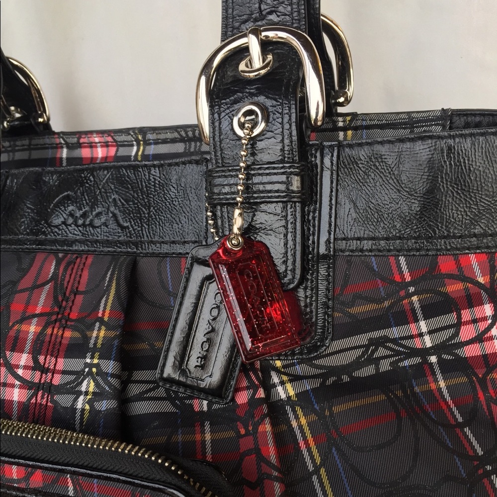 Coach bag with matching wallet